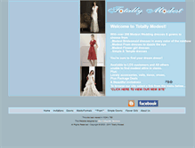 Tablet Screenshot of ldsbridalgowns.com